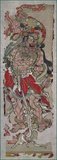 Vajrapāṇi (from Sanskrit vajra, "thunderbolt" or "diamond" and pāṇi, lit. "in the hand") is one of the earliest bodhisattvas of Mahayana Buddhism. He is the protector and guide of the Buddha, and rose to symbolize the Buddha's power. Vajrapani was used extensively in Buddhist iconography as one of the three protective deities surrounding the Buddha. Each of them symbolizes one of the Buddha's virtues: Manjusri (the manifestation of all the Buddhas' wisdom), Avalokitesvara (the manifestation of all the Buddhas' compassion) and Vajrapani (the manifestation of all the Buddhas' power).