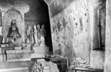 In the early 1900s, a Chinese Daoist named Wang Yuanlu appointed himself guardian of some of the Mogao Caves. Wang discovered a walled up area behind one side of a corridor leading to a main cave. Behind the wall was a small cave stuffed with an enormous hoard of manuscripts dating from 406 to 1002 CE. These included old hemp paper scrolls in Chinese and many other languages, paintings on hemp, silk or paper, numerous damaged figurines of Buddhas, and other Buddhist paraphernalia.<br/><br/>

The subject matter in the scrolls covers diverse material. Along with the expected Buddhist canonical works are original commentaries, apocryphal works, workbooks, books of prayers, Confucian works, Daoist works, Nestorian Christian works, works from the Chinese government, administrative documents, anthologies, glossaries, dictionaries, and calligraphic exercises. Wang sold the majority of them to Aurel Stein in 1907 for 220 pounds.