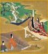 Japan: Illustration from the Genji Monogatari ('Tale of Genji'), credited to Tosa Mitsuoki (1617–1691).