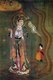 China: The bodhisattva Avalokitesvara guiding a female donor heavenwards, 9th century, Mogao Caves, Dunhuang